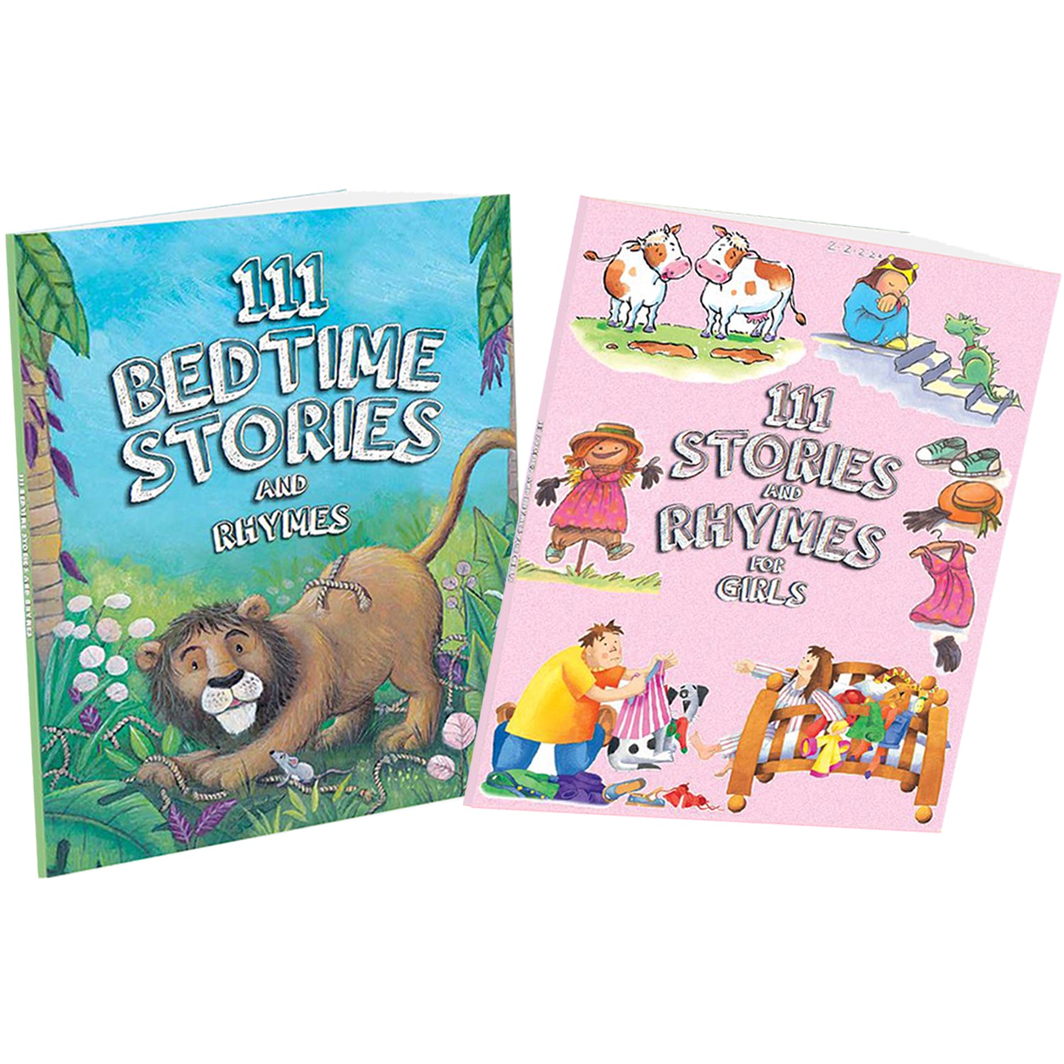 Parragon Publishing 111 Bedtime Stories & Rhymes Pack of 2 Books | Bedtime Short Stories