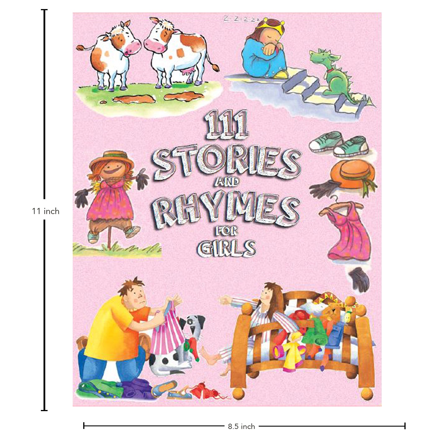 Parragon Publishing 111 Bedtime Stories & Rhymes Pack of 2 Books | Bedtime Short Stories