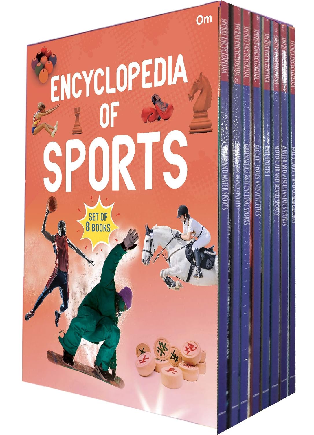 Om Books International  Encyclopedia of Sports ( Set of 8 Books) (Encyclopedias)