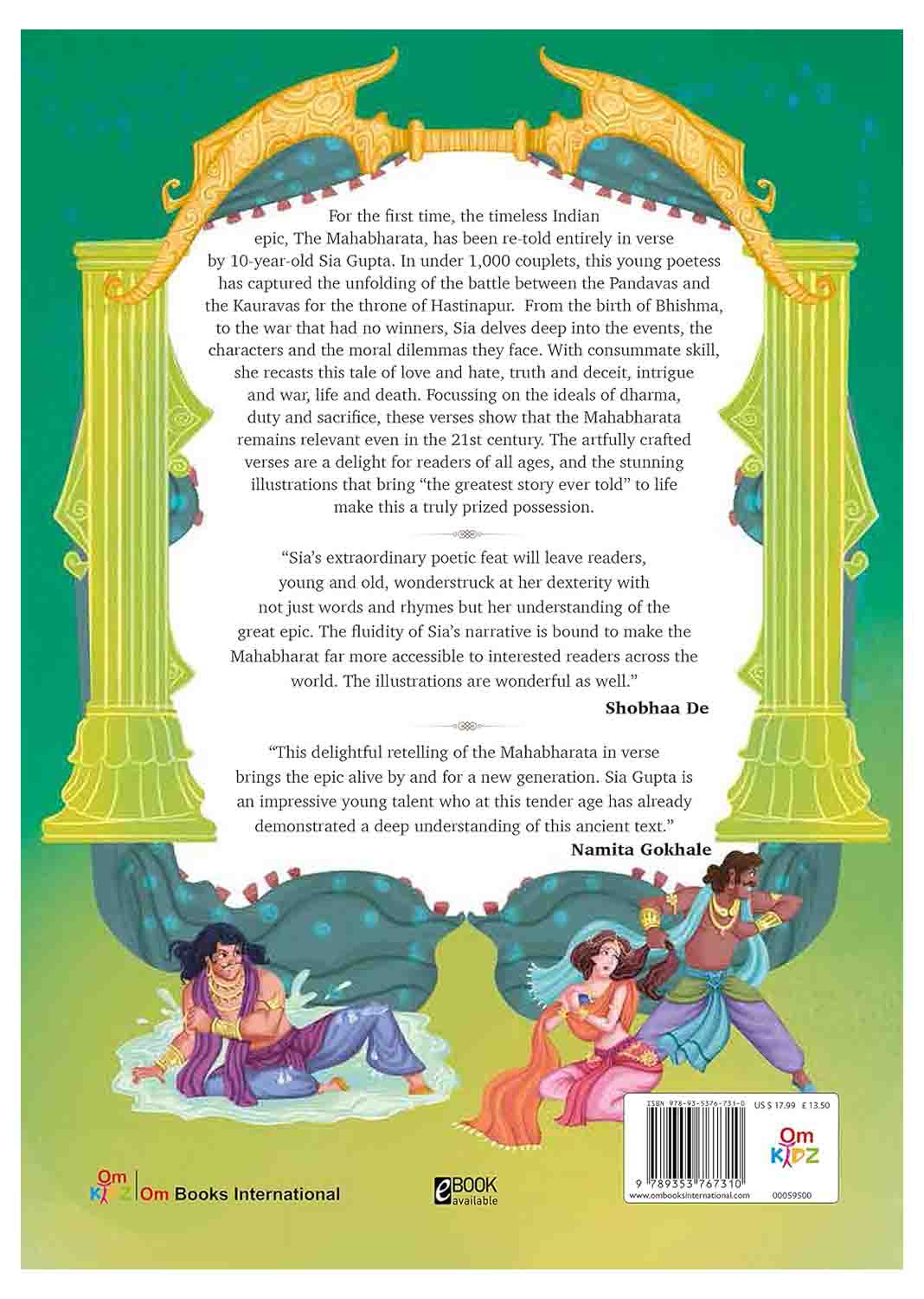 Om Books International The Mahabharata in Rhyme