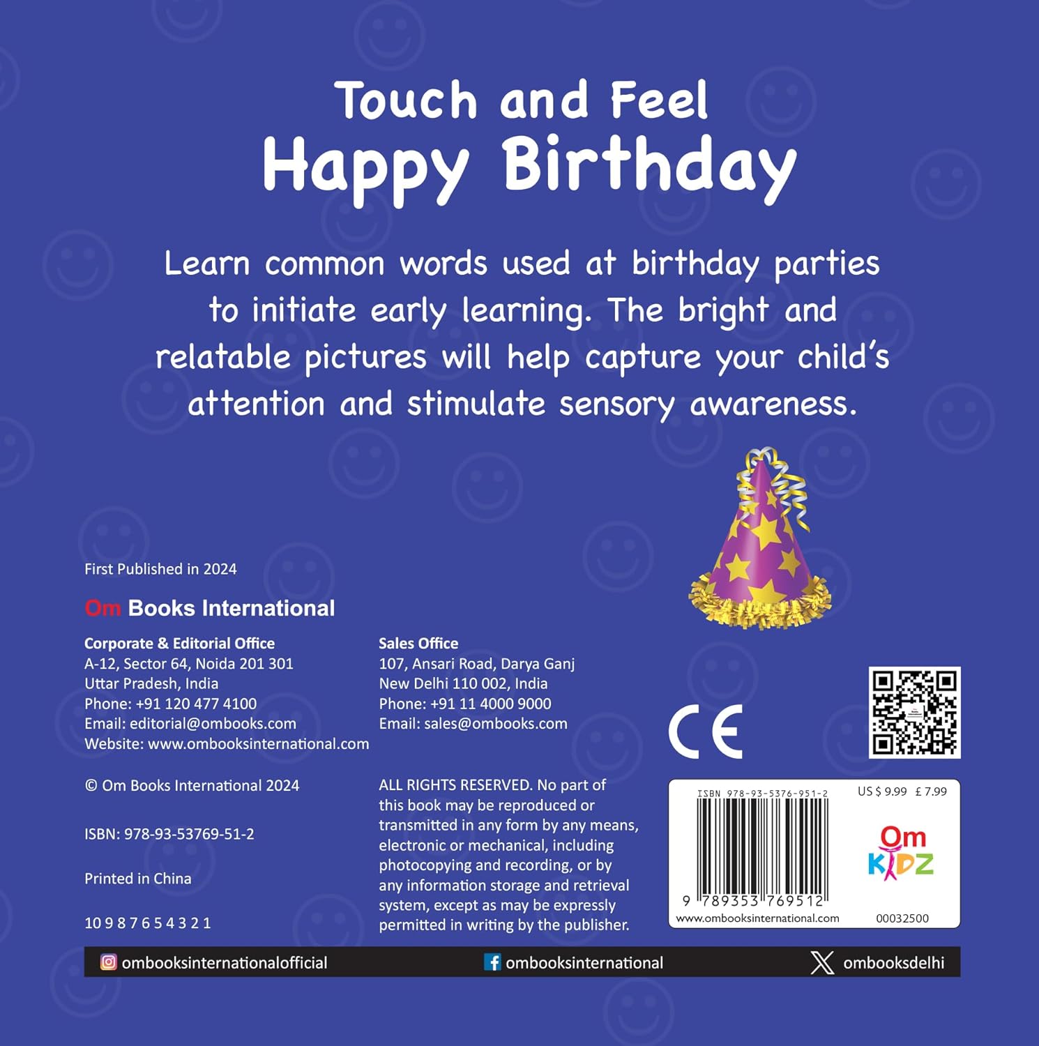 Om Books International Touch And Feel Happy Birthday