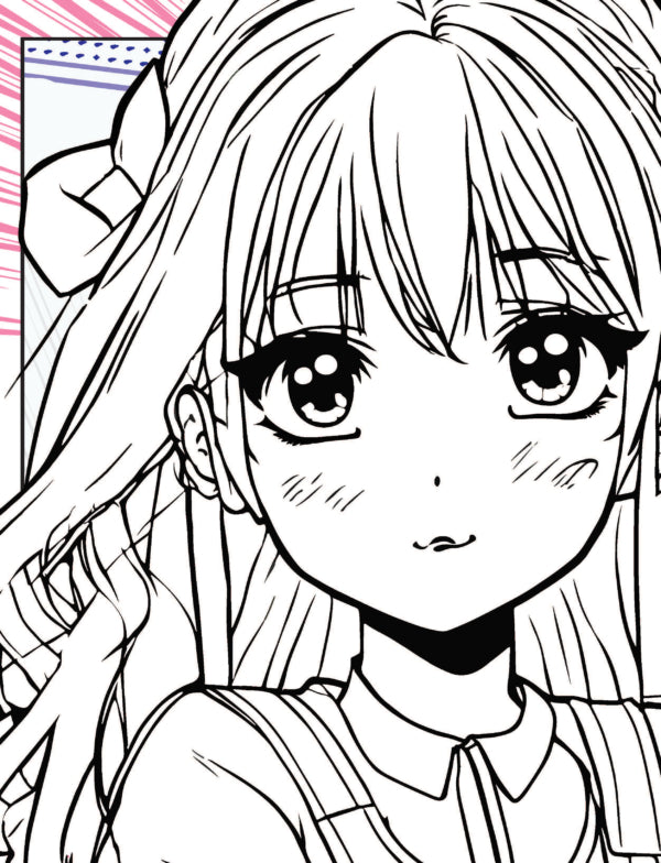 Dreamland Publications Colour Your Own Manga Book 3 With Free Manga Colouring Poster Age 4+