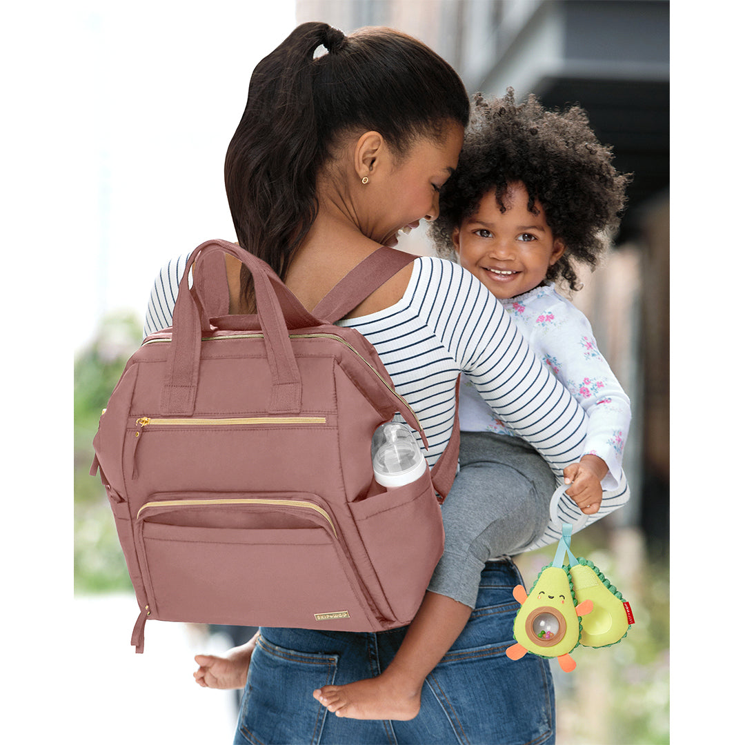 Skip Hop Mainframe Backpack Diaper Bags- Dusty Rose