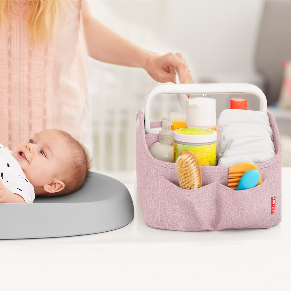 Skip Hop Light Up Diaper Caddy Pink