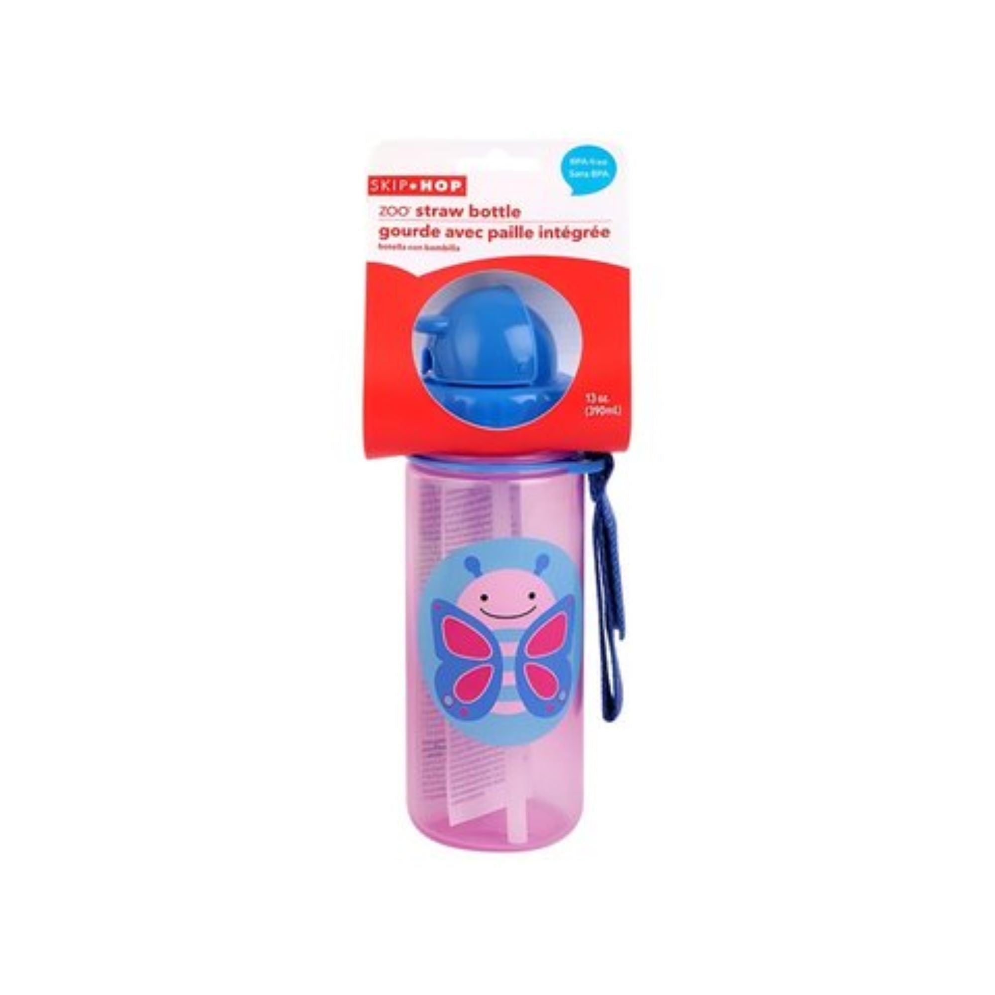 Skip Hop Zoo Straw Bottle- Butterfly