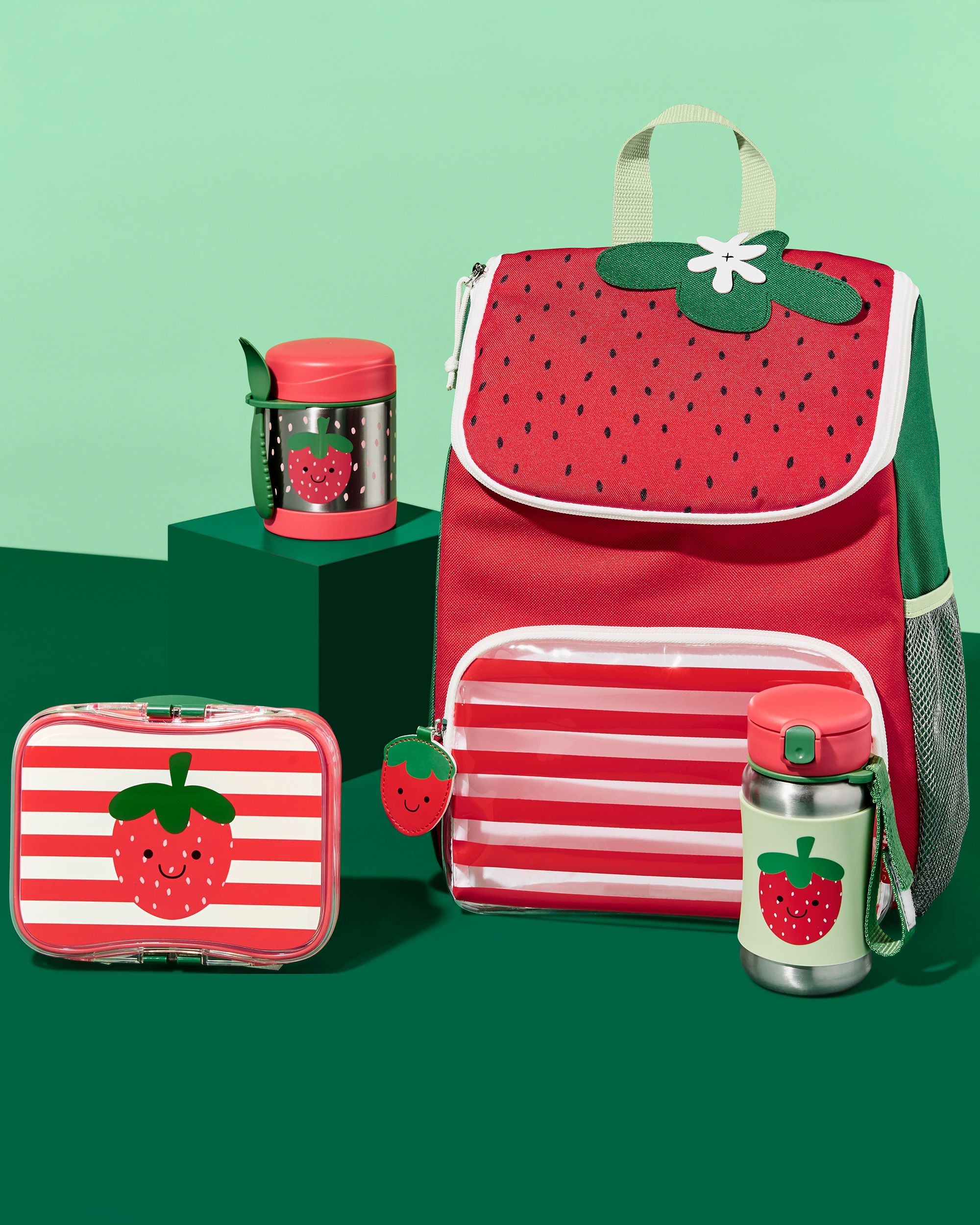 Skip Hop Spark Style Lunch Kit - Strawberry