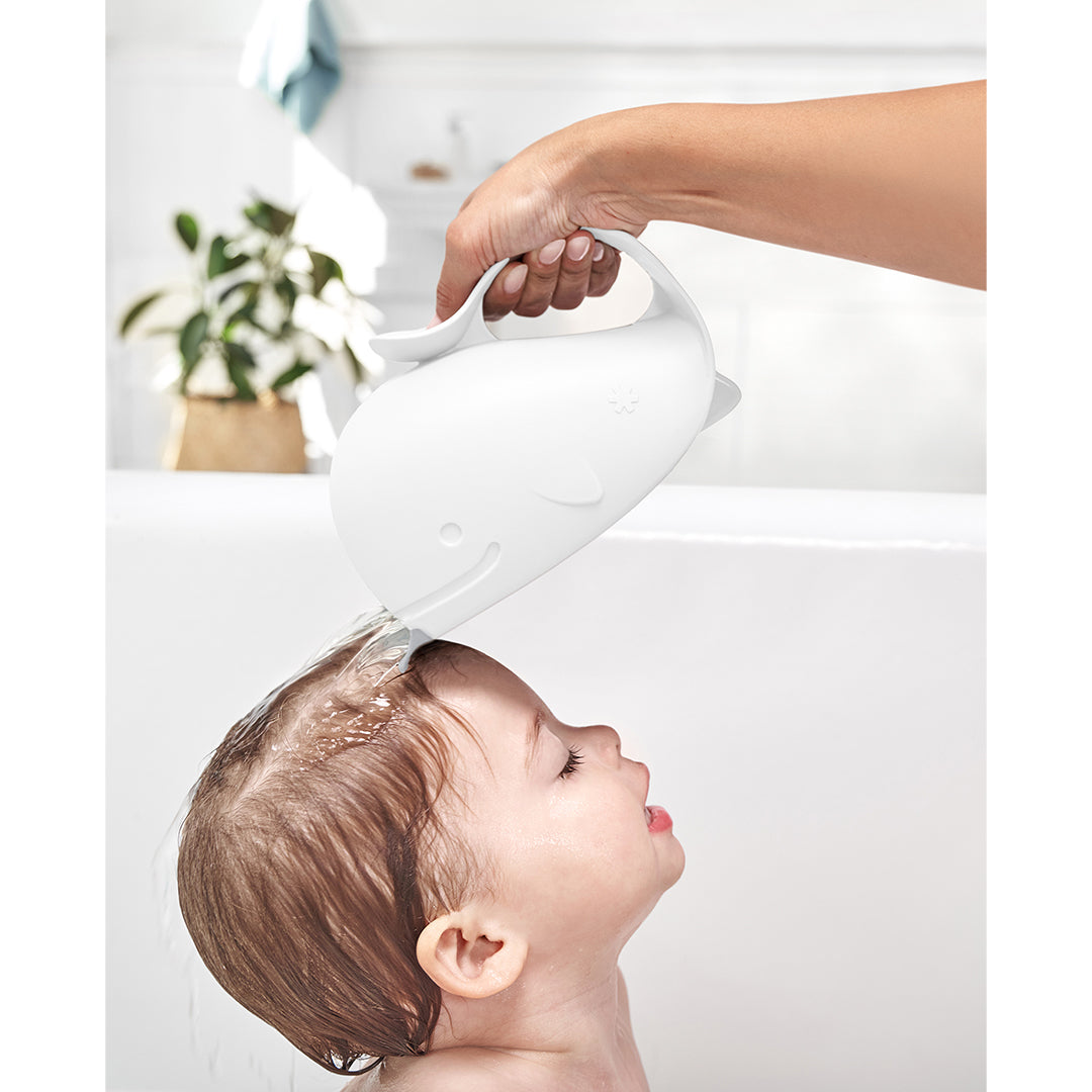 Skip Hop Moby Waterfall Rinser Bath & Potty Bath Accessory White