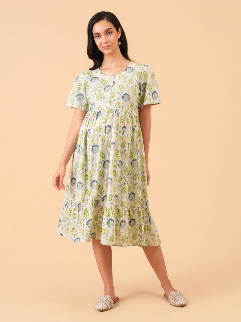 Ivory Belle Maternity and Nursing Dress