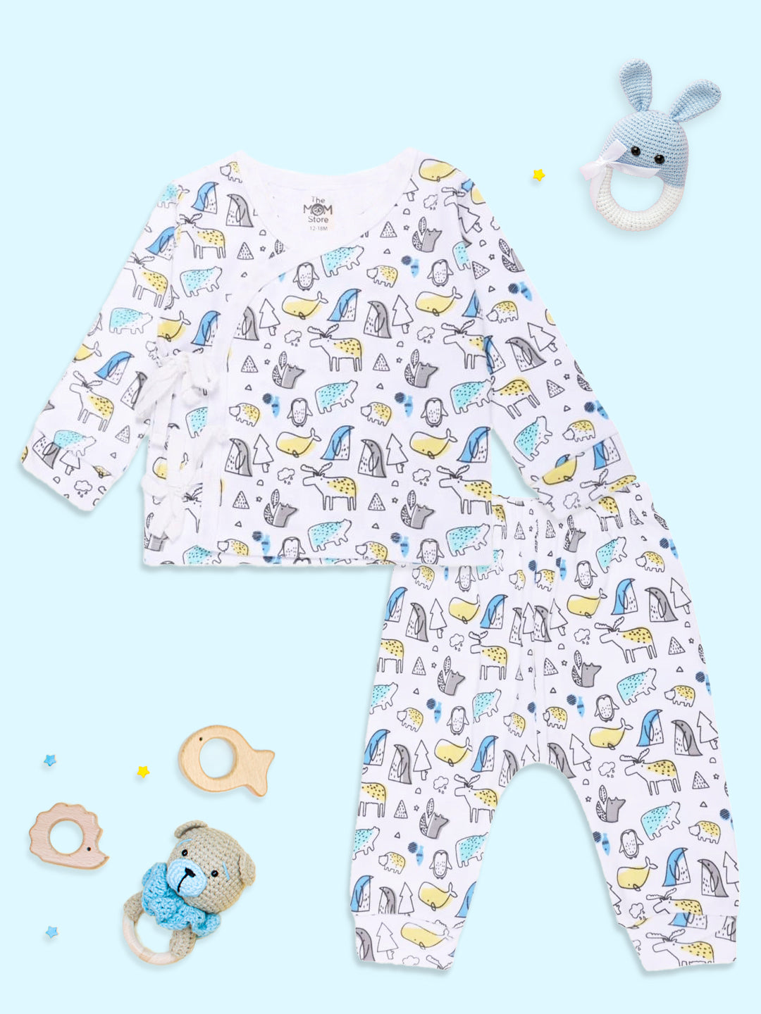 Animal Party Infant Jabla Pajama Set