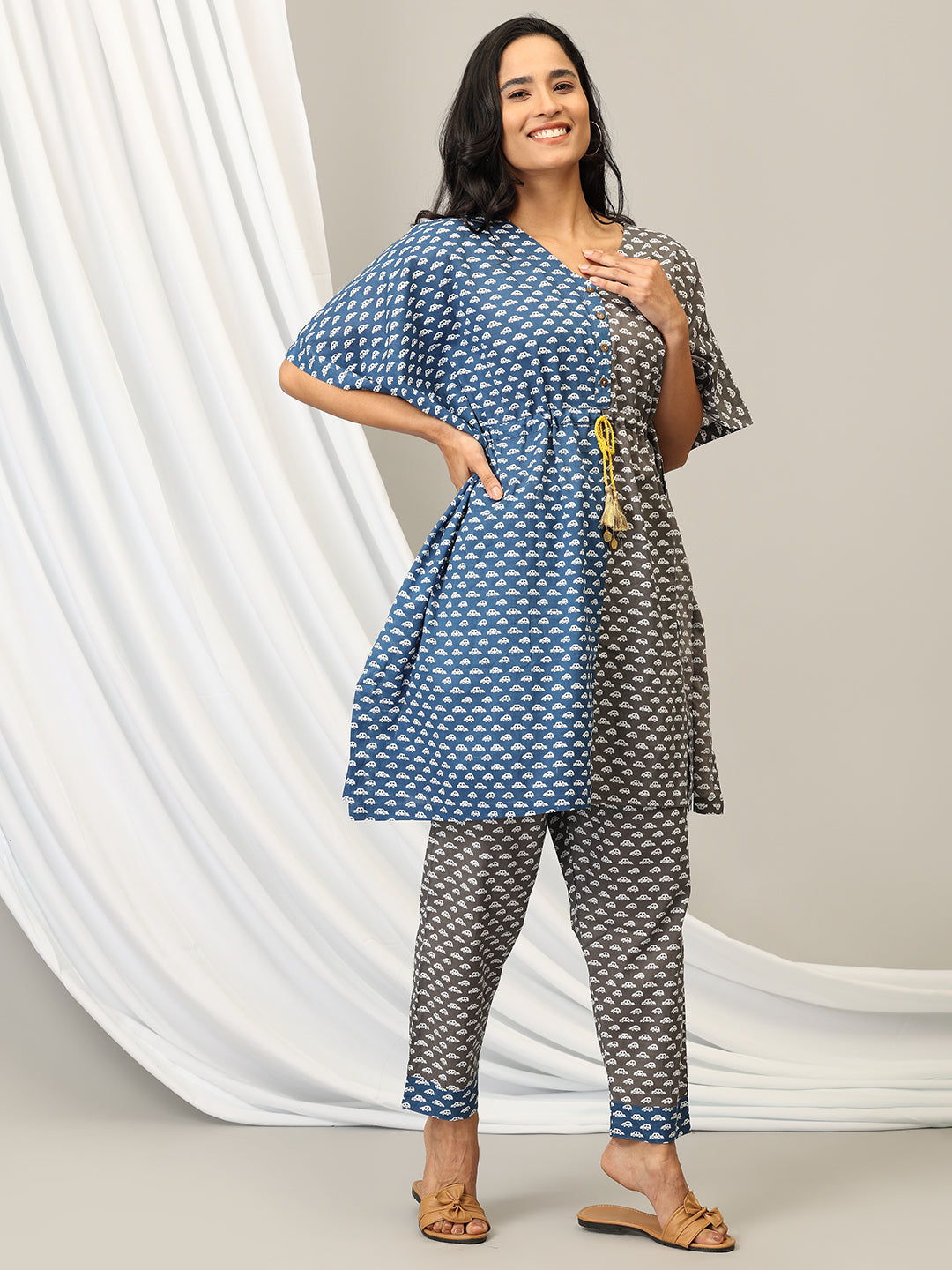 Auto-Ly Delighted Women's Kaftan Co-Ord Set