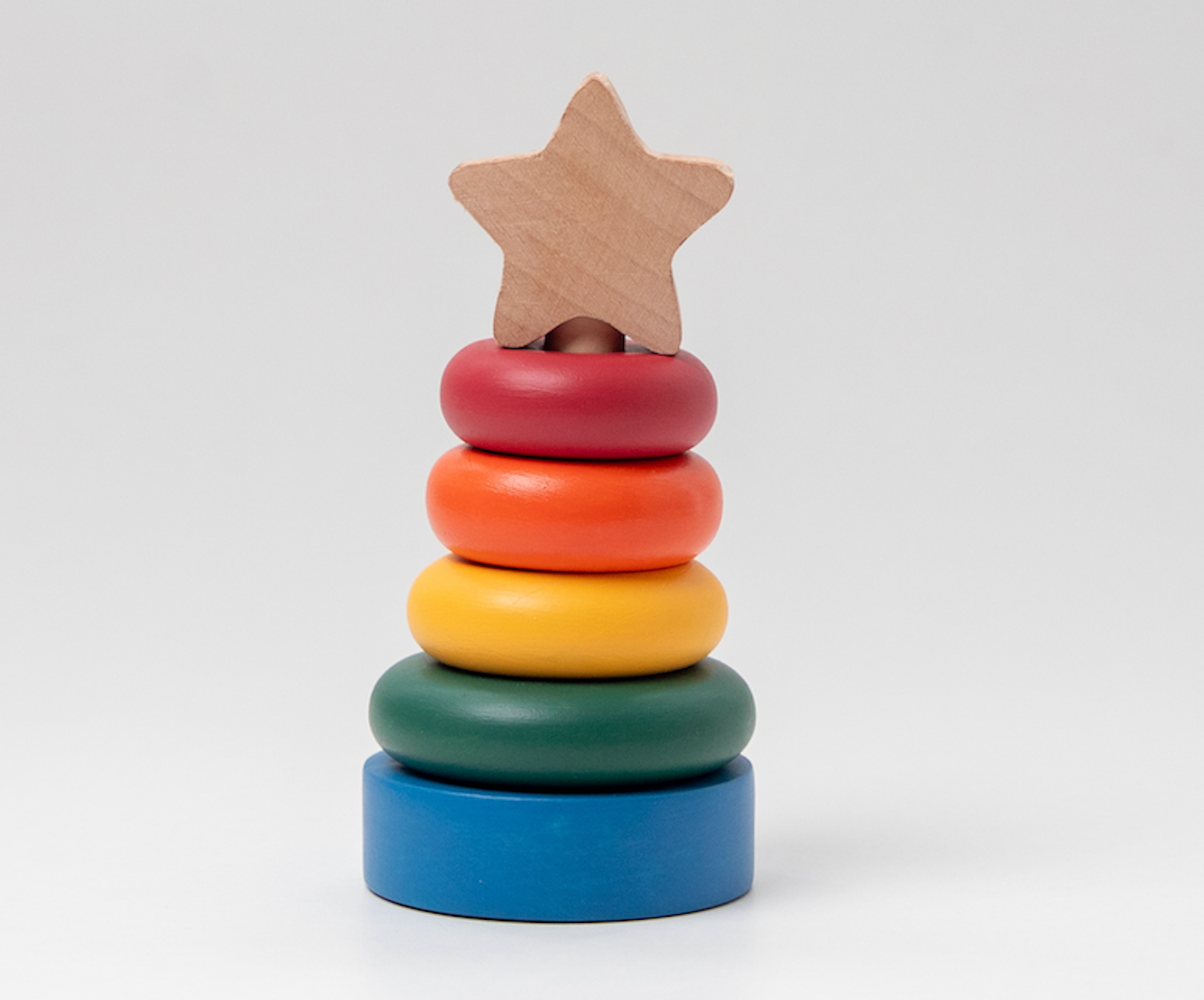 Birch & Bug Ring Stacker – with Star Topper