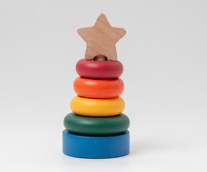 Birch & Bug Ring Stacker – with Star Topper - The Mom Store