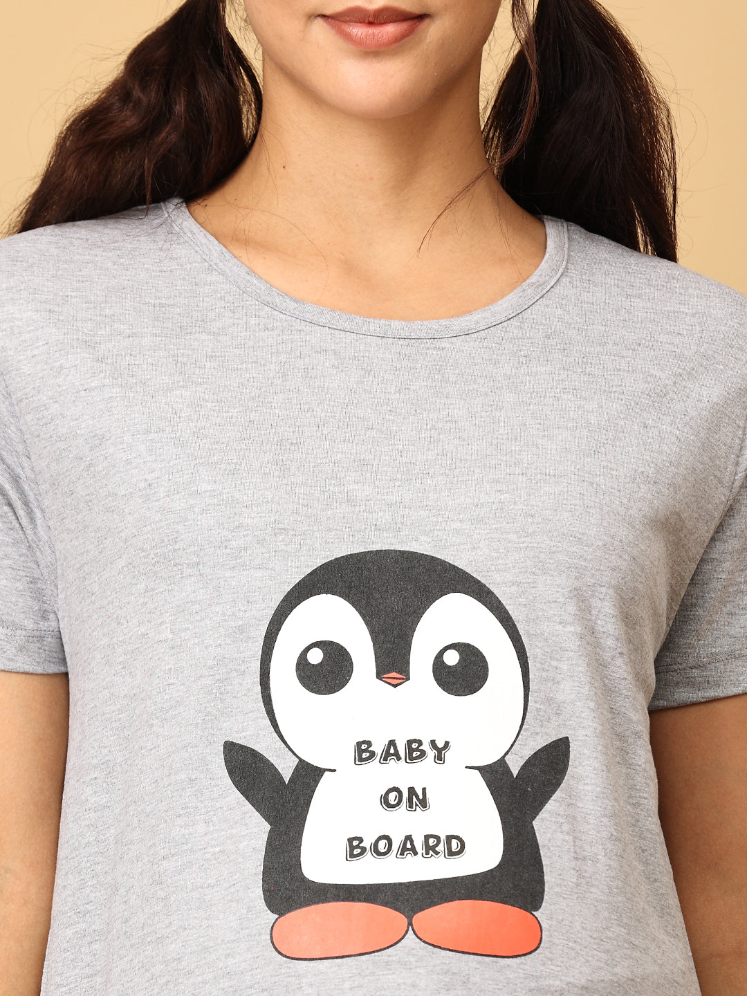 Baby On Board Maternity T- Shirt Dress