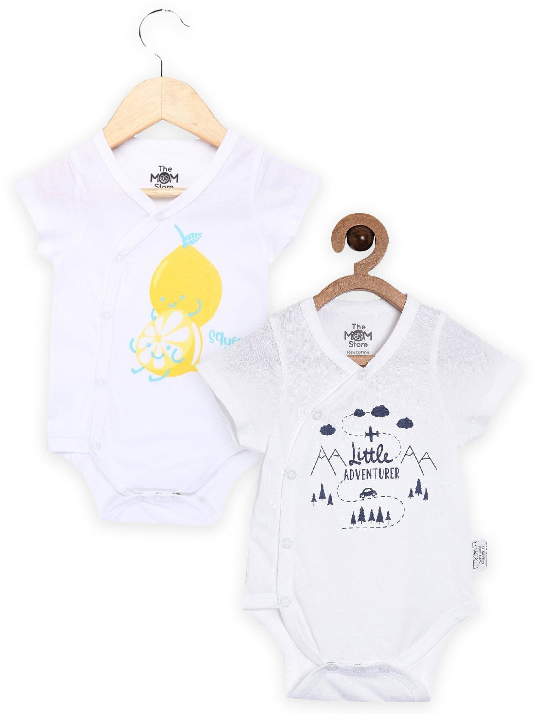 Baby Onesie Combo of 2: Little Adventurer & Squeeze Me Baby Onesie