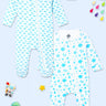 Baby Zipper Romper Combo Of 2: Happy Cloud-Out Of World