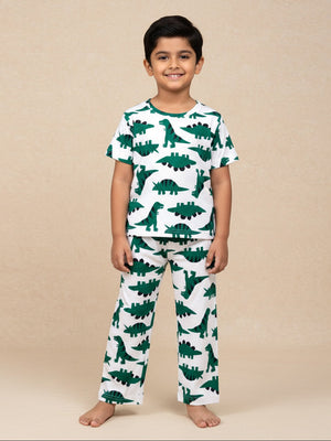 Baby and Kids Pajama Nightsuit Set - Dreamasaurus - The Mom Store