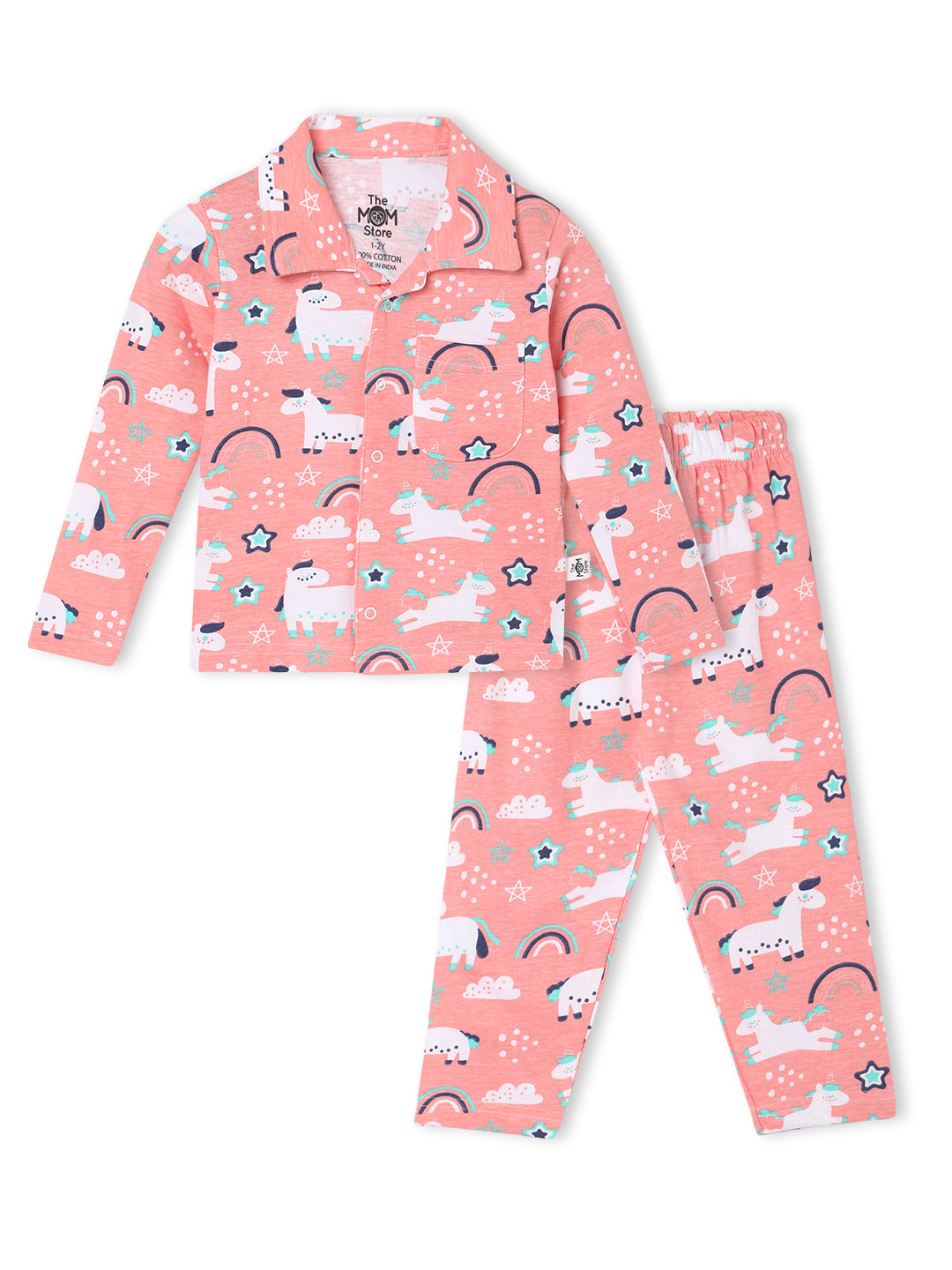 Baby and Kids Pajama Nightsuit Set - Magical Unicorn