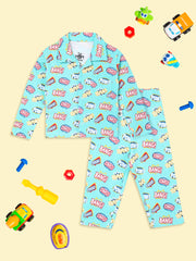 Baby and Kids Pajama Nightsuit Set- Mighty Fighter