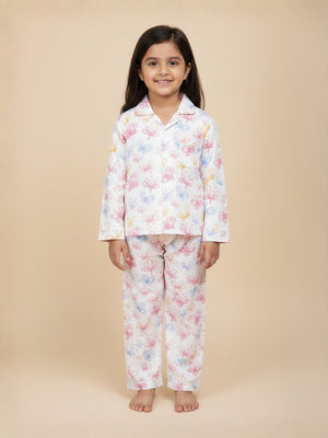Baby and Kids Pajama Nightsuit Set- Spring Wings - The Mom Store