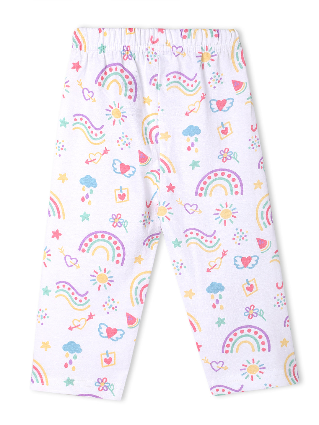 Baby and Kids Pajama Nightsuit Set- Sunshine and Rainbows