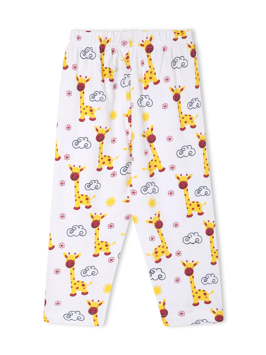 Combo of 2 Baby Pajama Sets - Tall as a Giraffe & Meow Meow