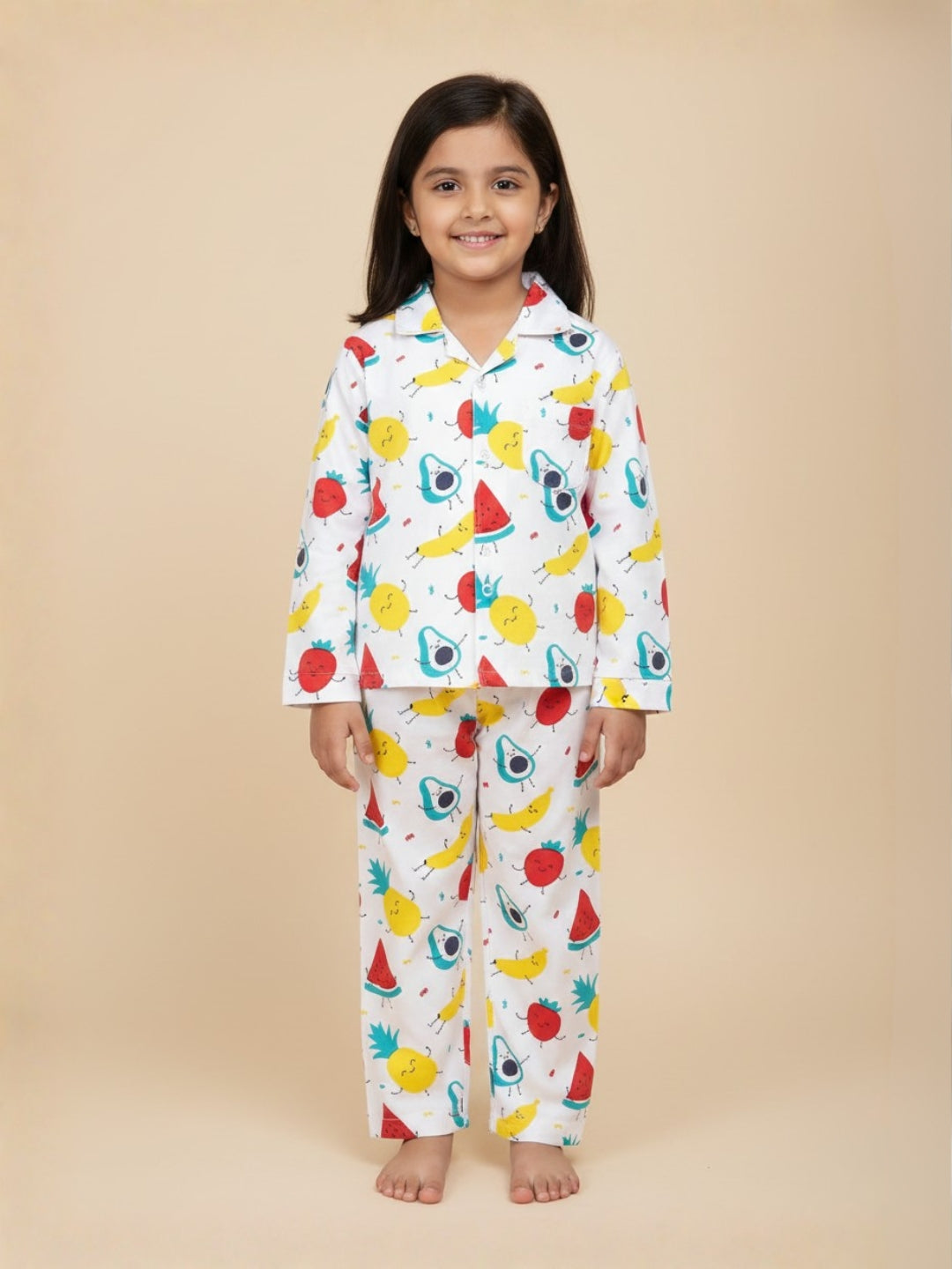 Baby and Kids Pajama Nightsuit Set - Fruity Cutie