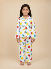 Baby and Kids Pajama Nightsuit Set - Fruity Cutie