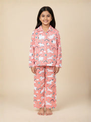 Baby and Kids Pajama Nightsuit Set - Magical Unicorn