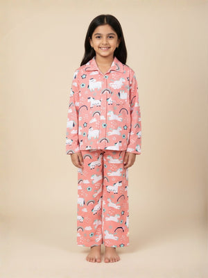 Baby and Kids Pajama Nightsuit Set - Magical Unicorn - The Mom Store