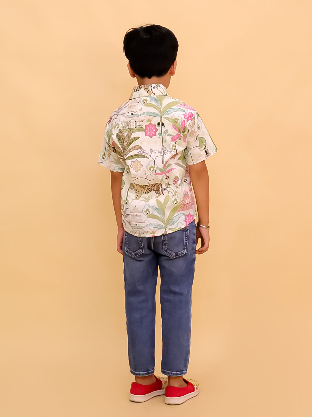 Bagh-i-Bold Jungle Print Boys Shirt