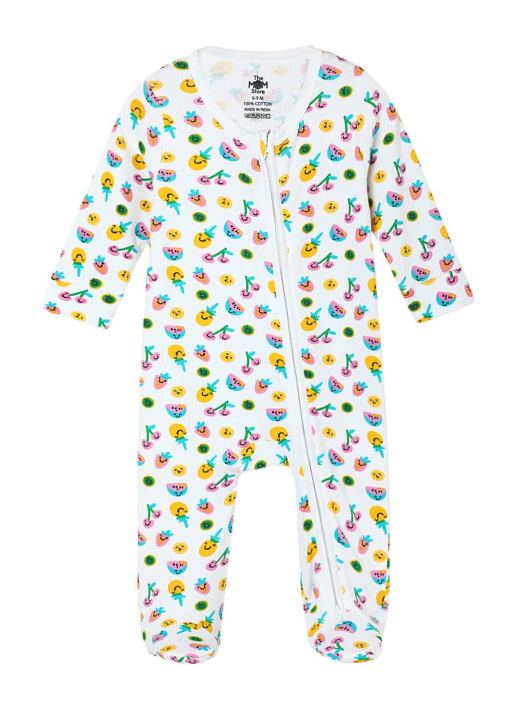 Baby Zipper Romper Combo of 2 Elephantastic-Berry Bites