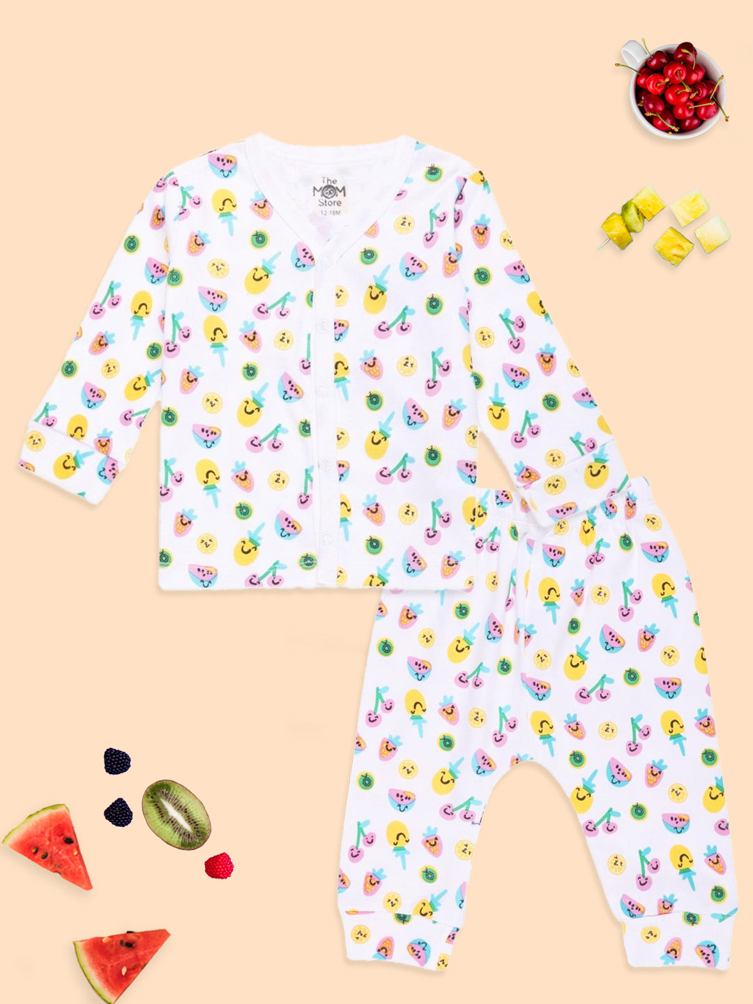 Berry Bites Newborn and Infant Pajama Set