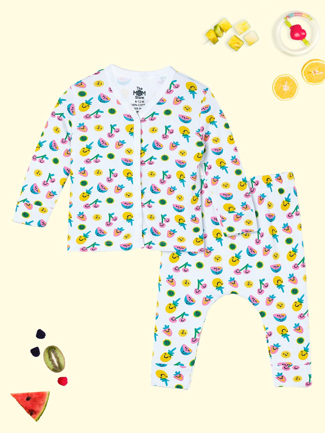 Berry Bites Newborn and Infant Pajama Set