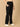 Black Maternity Knit Denims With Belly Support - Dark Wash