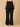 Black Maternity Knit Denims With Belly Support - Dark Wash