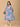 Bloom Me Blue Maternity and Nursing Dress