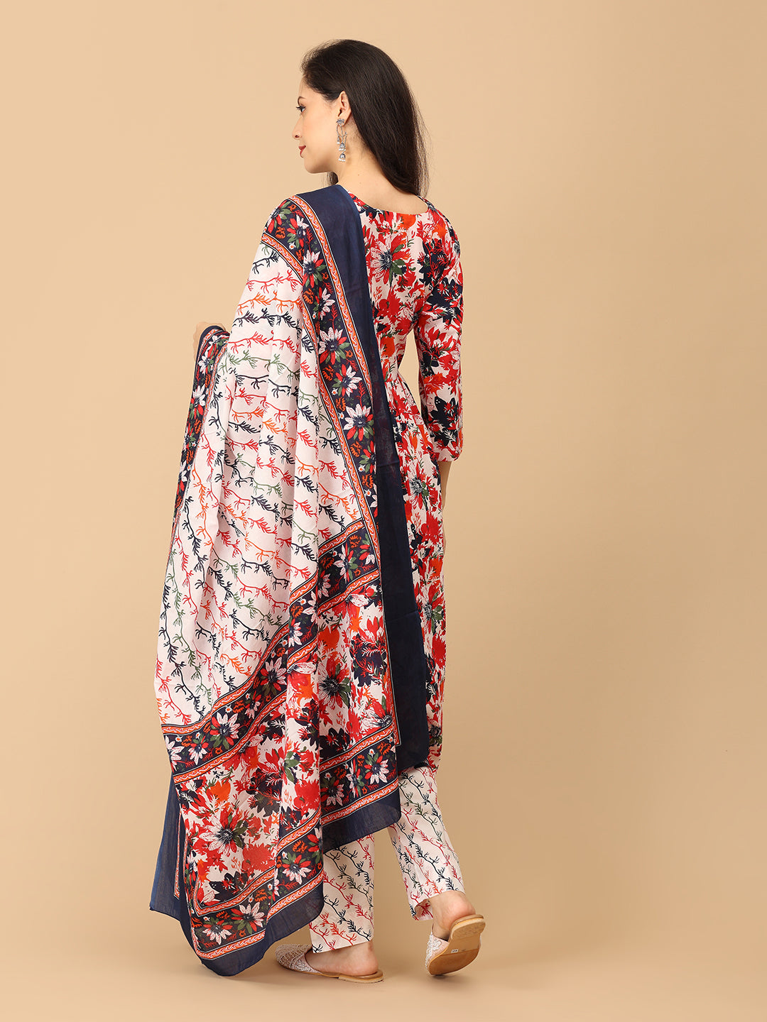 Bloom Popper Maternity and Nursing Kurta Set With Dupatta