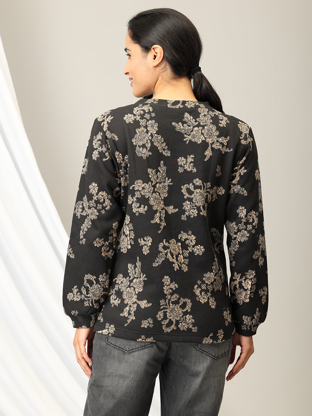 Bloom in the Dark Maternity and Nursing Sweatshirt