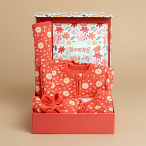 Blossom Bundle 5 PCS New Born Gift Hamper Set - Shimmer - The Mom Store