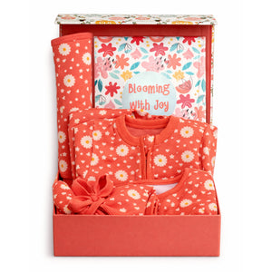 Blossom Bundle 5 PCS New Born Gift Hamper Set - Shimmer - The Mom Store