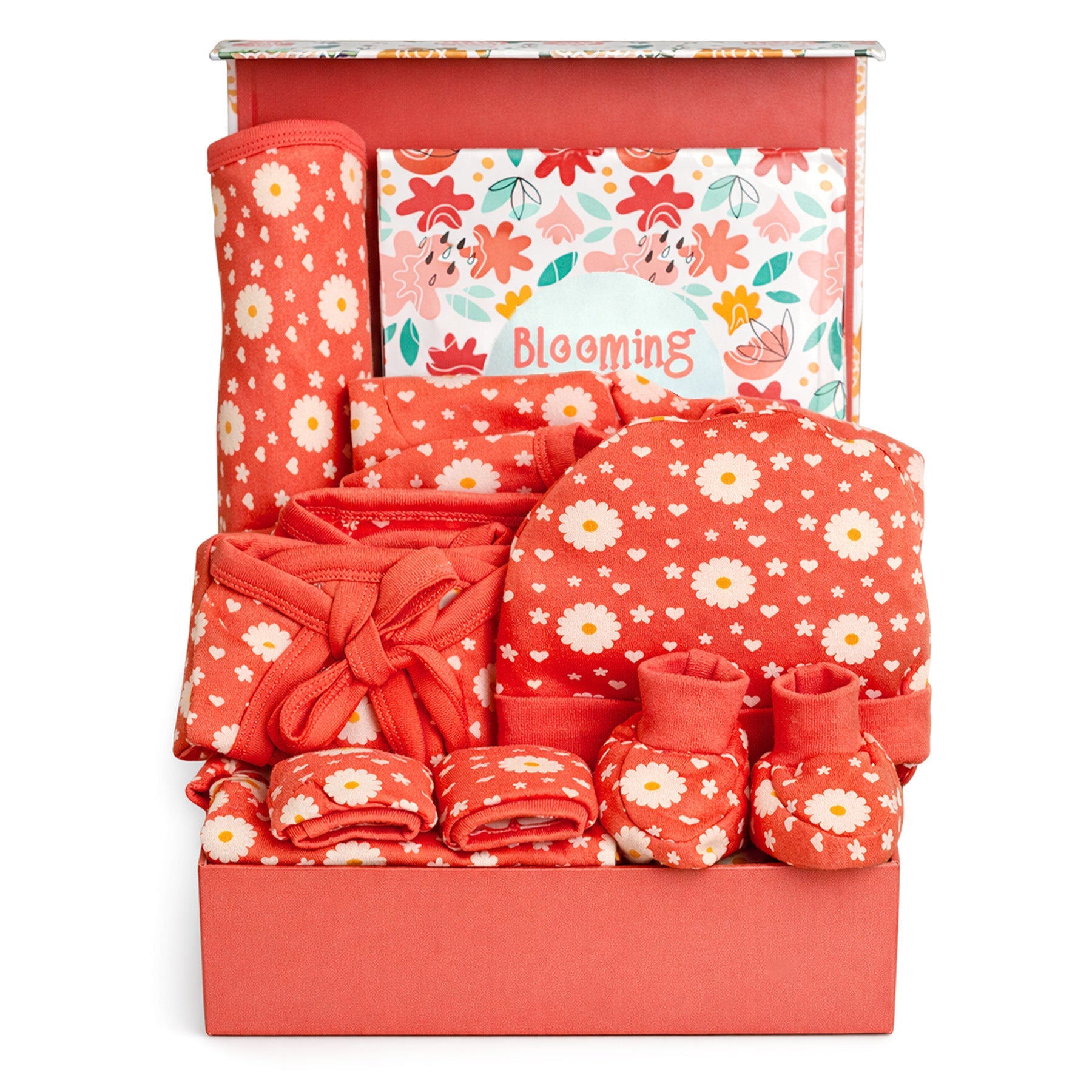 Blossom Bundle 7 PCS New Born Gift Hamper Set- Sparkle