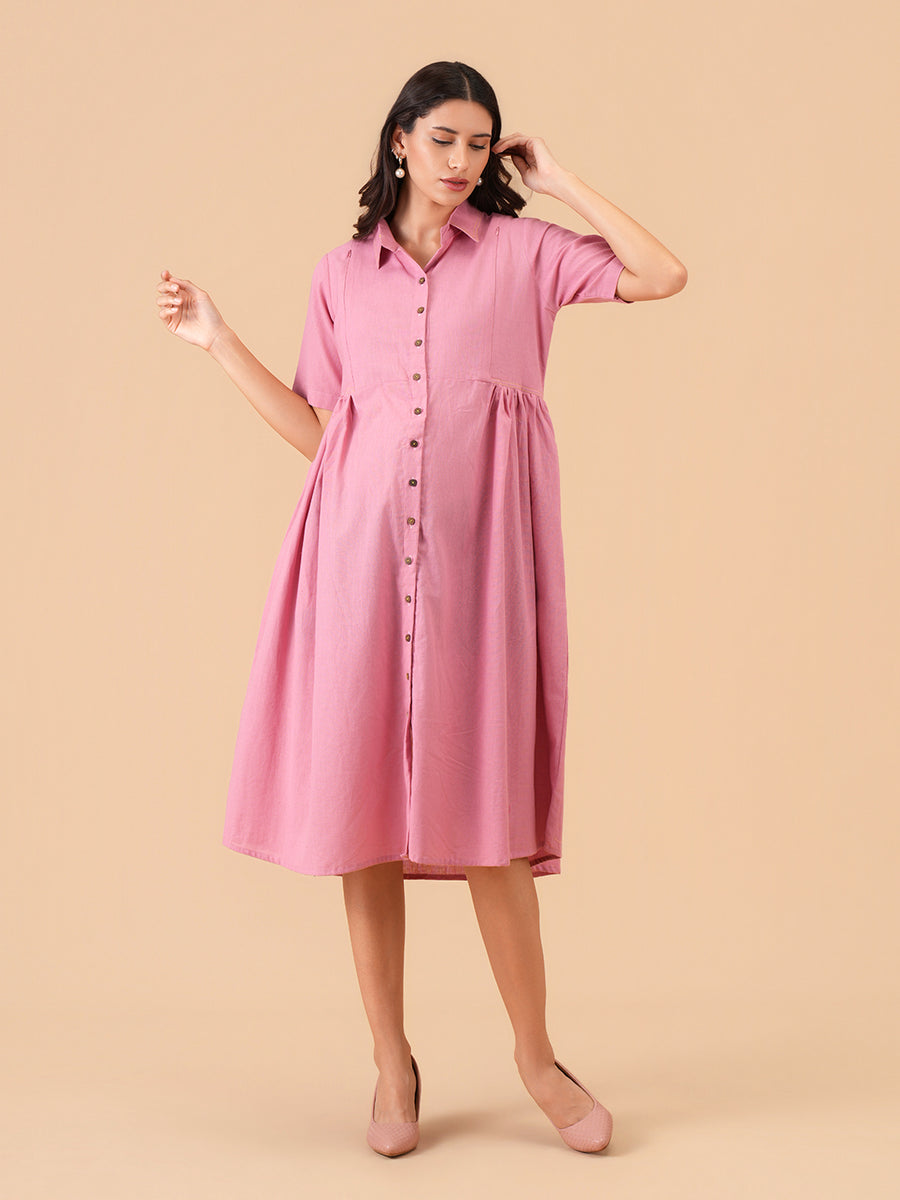 Blush Hour Maternity and Nursing Dress
