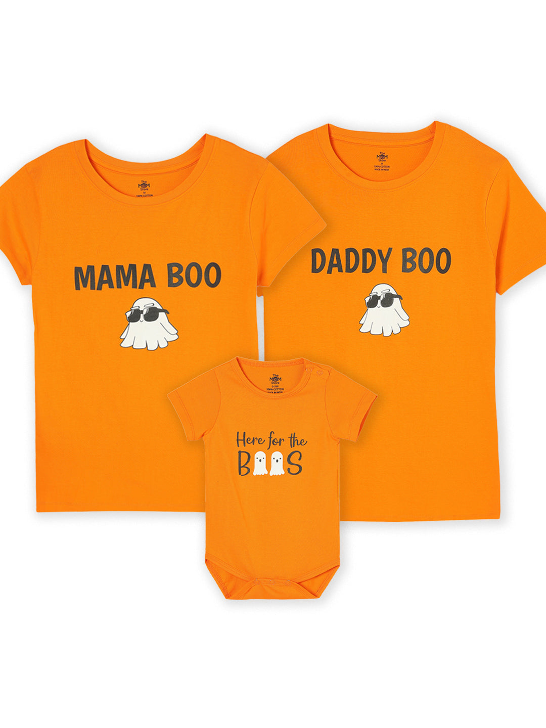 Boos Family T-shirt - Combo of 2 Tshirts with 1 Onesie