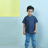 Boys Chambray Shirt Dark