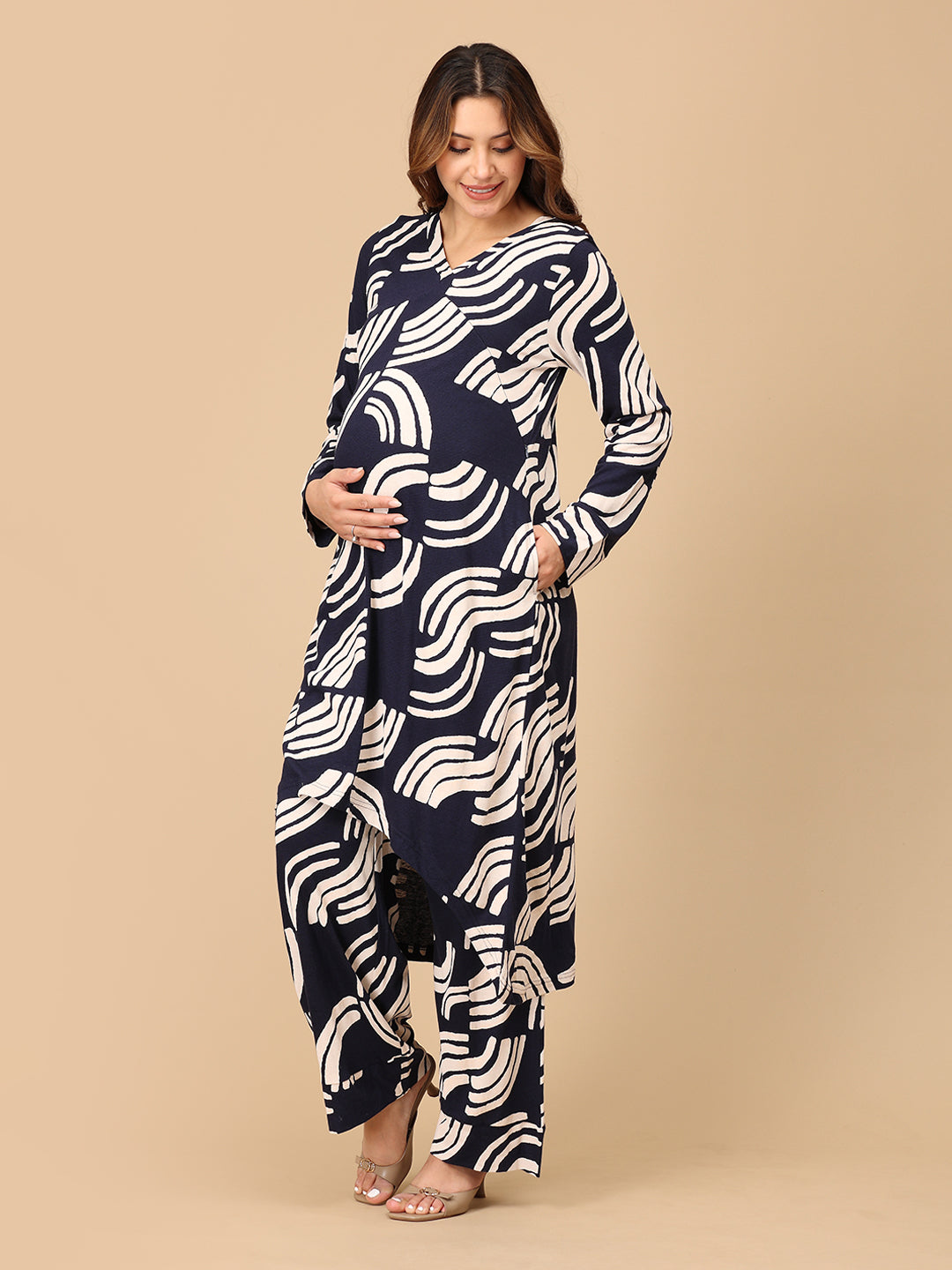 Brush Me Off Maternity and Nursing Co-ord Set