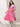 Bubblegum Bliss Maternity Wrap Dress