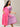 Bubblegum Bliss Maternity Wrap Dress