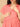Chroma Coral Maternity and Nursing Dress