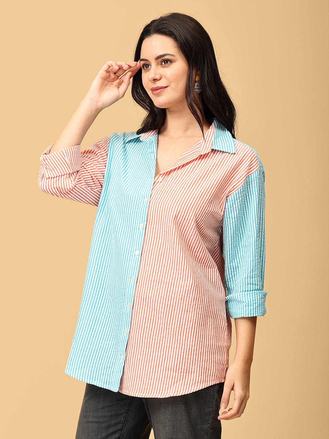 Color Carnival Oversized Shirt