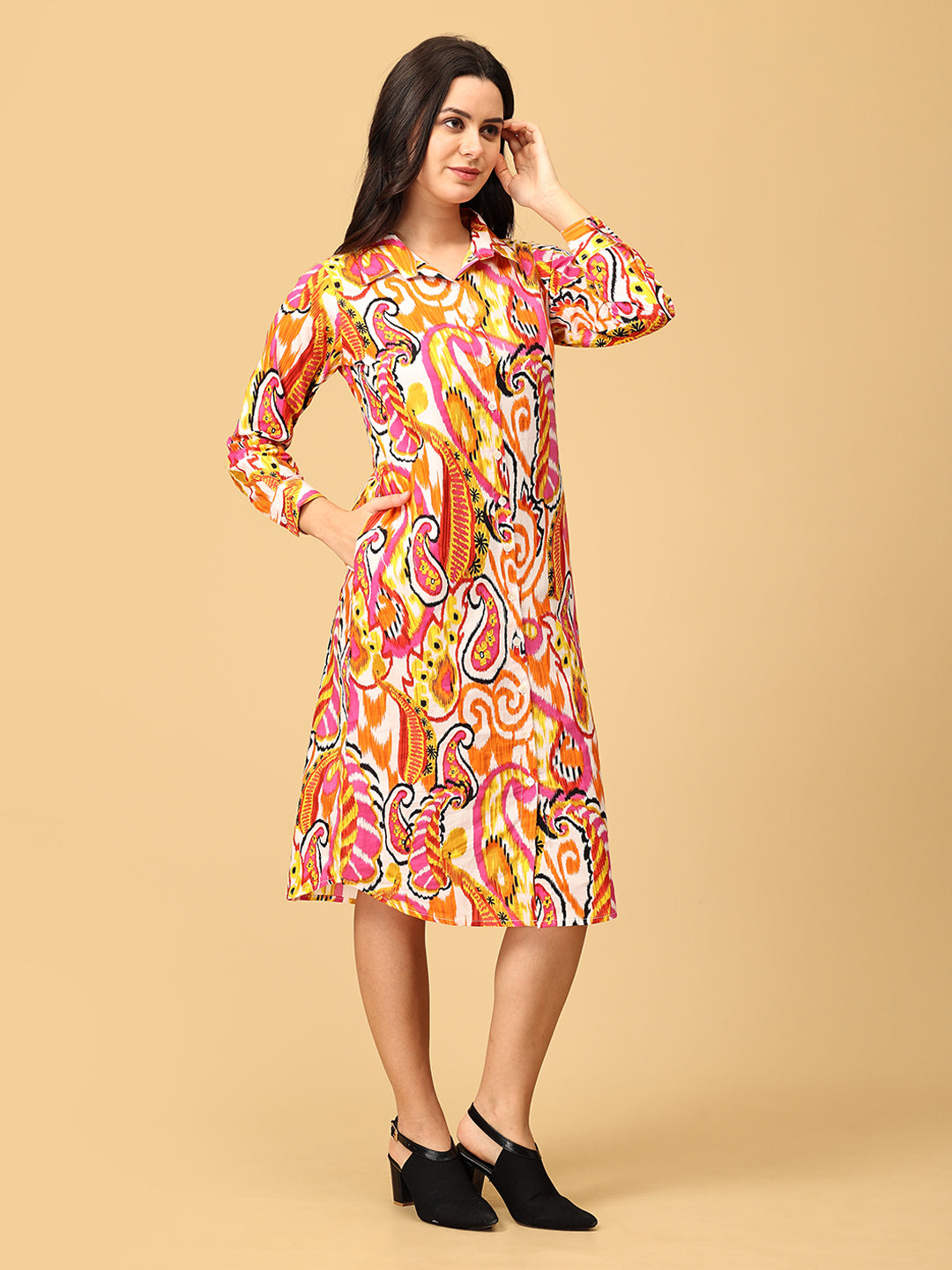 Color Me Crazy Women's Shirt Dress